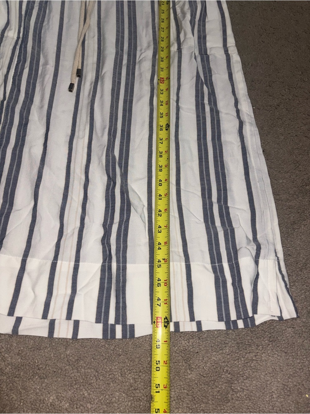 Reiss Ashley Striped Kaftan Midi Dress Size 8 - Picture 16 of 16